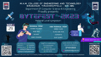 Bytefest 2k23 National Level Technical Symposium Poster